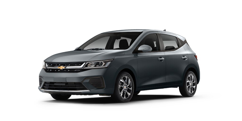 Nuevo compacto 4 puertas Chevrolet Aveo Hatchback 2025 en color gris